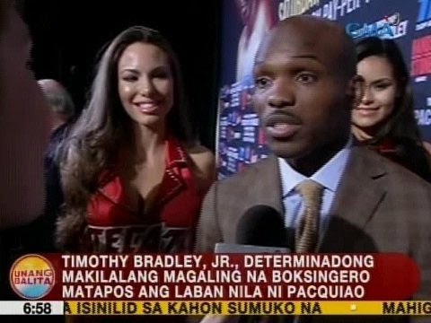 UB: Timothy Bradley, determinadong makilalang magaling na boksingero