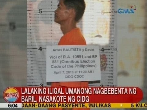 UB: Lalaking iligal umanong nagbebenta ng baril, nasakote ng CIDG sa Misamis Oriental
