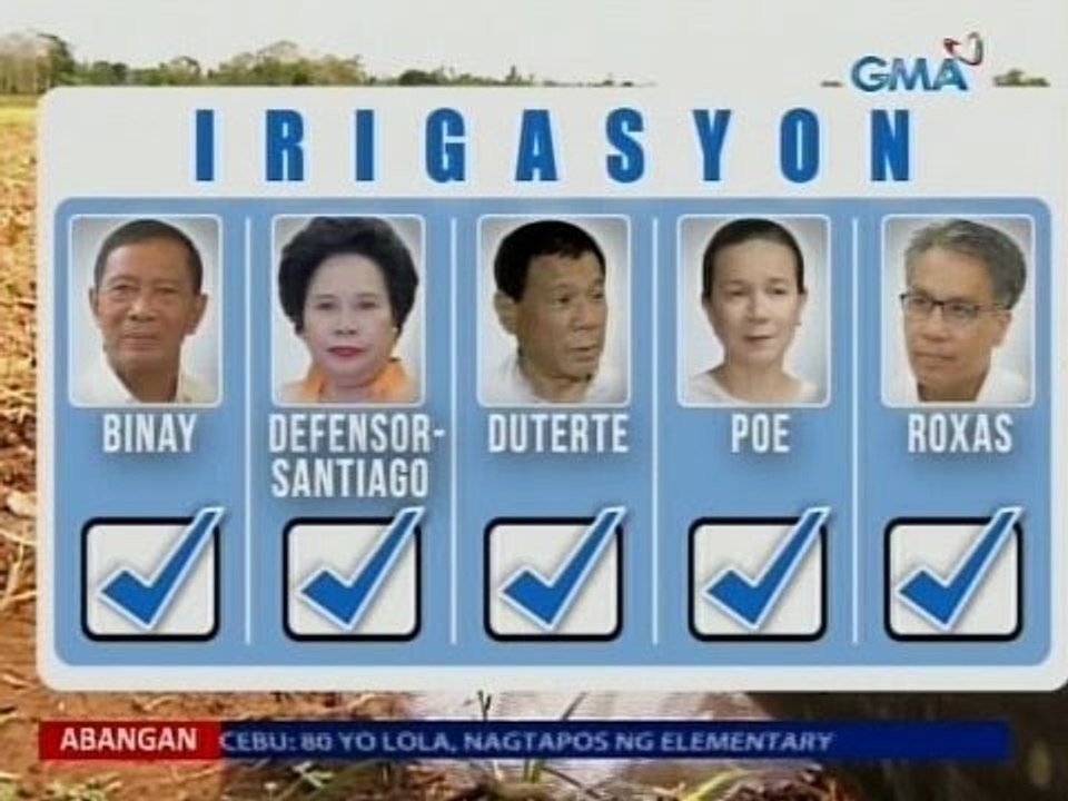 Saksi: Mga plataporma ng presidential candidates para sa agrikultura, binusisi ng ilang eksperto