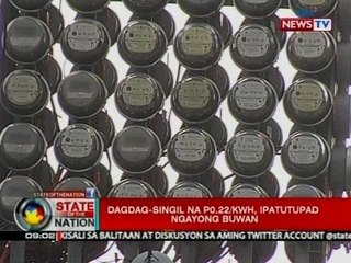 SONA: Dagdag-singil sa kuryente na P0.22/kwh, ipatutupad ngayong buwan