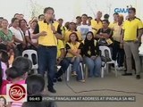 24 Oras: Roxas-Robredo, nangampanya sa MIMAROPA; pinasaringan si Duterte