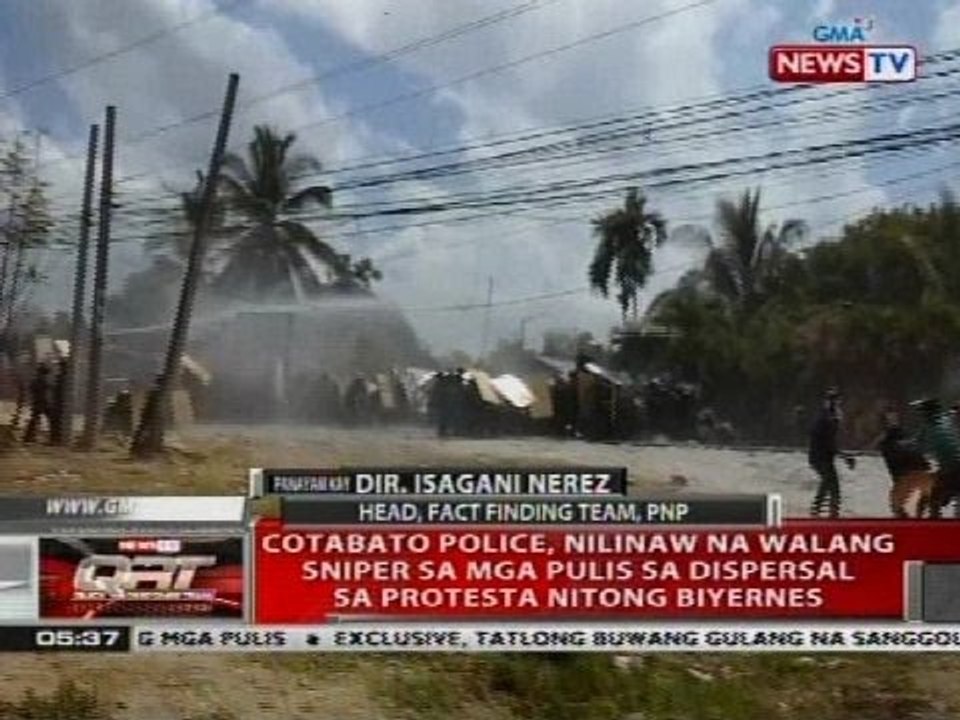 Sniper, namaril umano sa rally ng mga magsasaka sa Kidapawan, ayon sa ilang saksi
