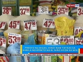 Presyo ng bigas, hindi raw tataas sa kabila ng epekto ng El Niño ayon sa NFA