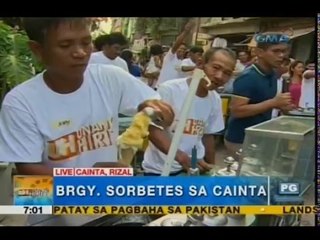 Mga sorbetero sa Rizal, humataw sa ‘Unang Hirit’