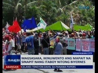 Saksi: Magsasaka, ikinuwento ang mapait na sinapit nang itaboy nitong Biyernes