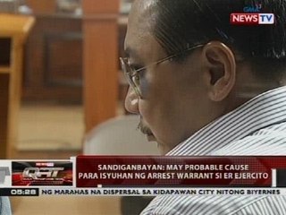 Sandiganbayan: May probable cause para isyuhan ng arrest warrant si ER Ejercito