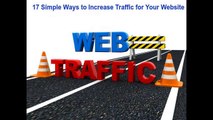 17 Traffic Building Tips for your Website