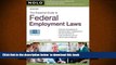 FREE [PDF]  The Essential Guide to Federal Employment Laws  DOWNLOAD ONLINE