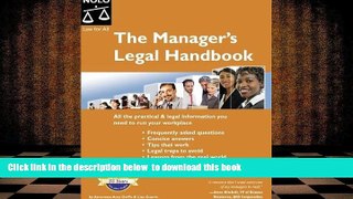 FREE [DOWNLOAD]  The Manager s Legal Handbook  BOOK ONLINE