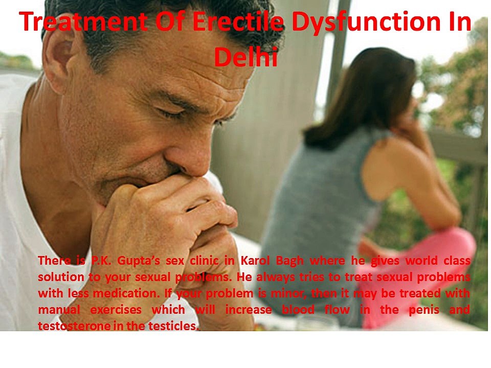 Best Sex Doctor For ED Treatment in Delhi