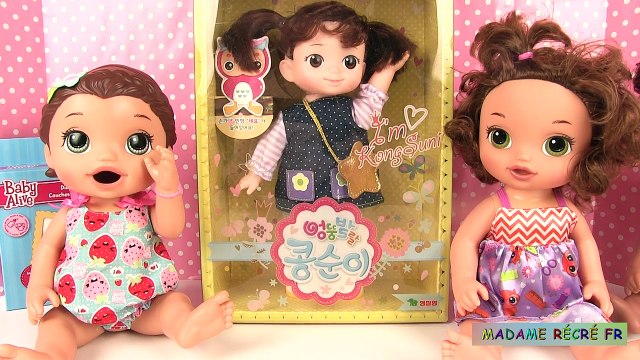 Poupée Baby Alive va au pot et joue avec la poupée Kong Suni-c_49jDmmffc