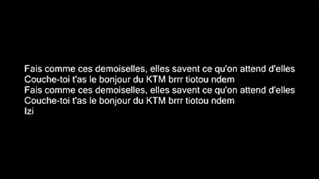 Booba , Daniel Sam [Lyrics]