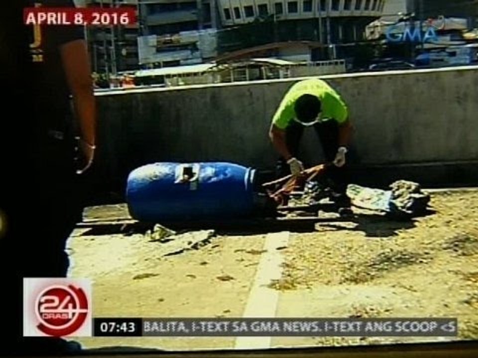 24 Oras: 3 pulis, suspek sa pagpatay sa ginang na isinilid sa drum