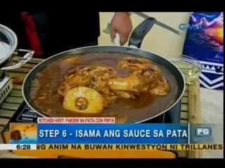 Paksiw na pata sa pinya, inihain ni Chef Boy Logro | Unang Hirit