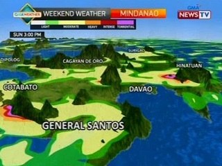 SONA: Ngayong weekend, maulang panahon ang paghahandaan lalo na ng mga taga-Mindanao