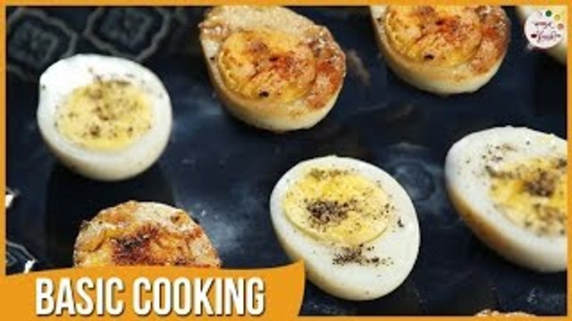 How To Make Perfect Boiled Eggs | Fried Eggs | Recipe by Archana in Marathi | Basic Cooking