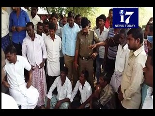 Not issuing money to labours IN Rangareddy
