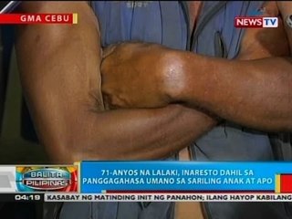 BP: 71-anyos na lalaki sa Toledo City, Cebu, inaresto dahil sa panggagahasa