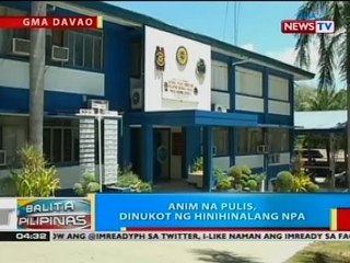 BP: 6 na pulis sa Davao City, dinukot ng mga hinihinalang NPA