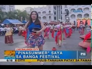 ‘Unang Hirit,’ nakisaya sa taunang Banga Festival sa Balanga, Bataan