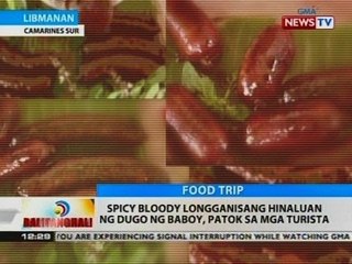 BT: Spicy bloody longganisang hinaluan ng dugo ng baboy, patok sa mga turista