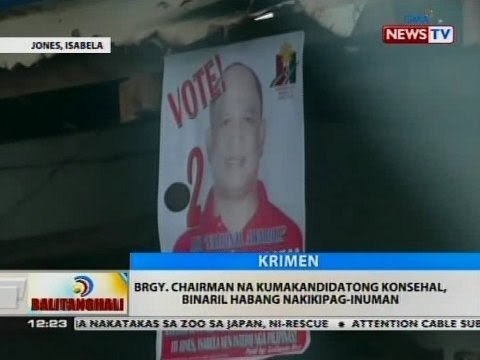 BT: Brgy. Chairman na kumakandidatong konsehal, binaril habang nakikipag-inuman
