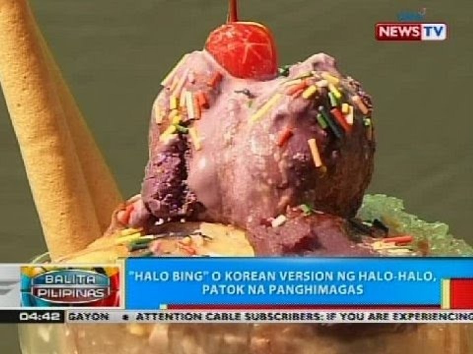'Halo Bing' o Korean version ng halo-halo, pato...