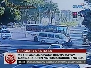 24 Oras: 2 kabilang ang 1 buntis, patay nang araruhin ng humaharurot na bus