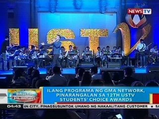 Ilang programa ng GMA Network, pinarangalan sa 12th USTV Students' Choice Awards