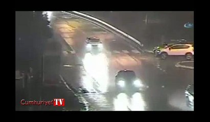 Ölümlü kaza güvenlik kamerasında