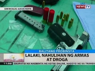 BT: Lalaki, nahulihan ng armas at droga