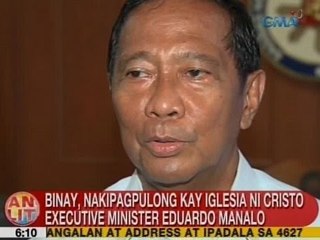 UB: Binay, nakipagpulong kay INC Executive Minister Eduardo Manalo