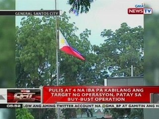 Pulis at 4 na iba pa kabilang ang target sa operasyon, patay sa buy-bust operation