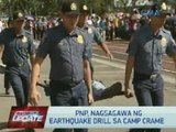 GMA News Update: PNP, nagsagawa ng earthquake drill sa Camp Crame