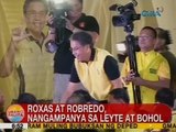 UB: Roxas at Robredo, nangampanya sa Leyte at Bohol