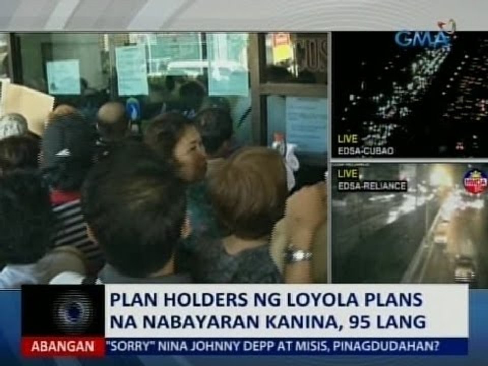 Saksi: Plan holders ng Loyola Plans na nabayaran kanina, 95 lang