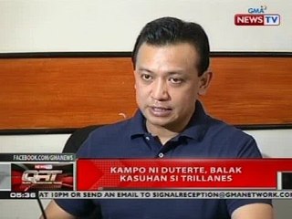 QRT: Kampo ni Duterte, balak kasuhan si Trillanes
