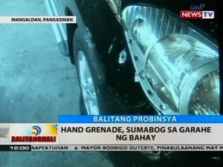 BT: Hand grenade, sumabog sa garahe ng bahay