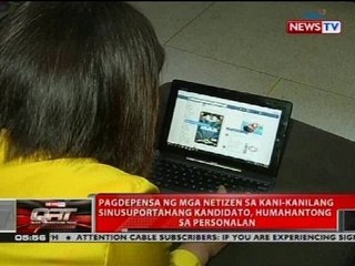 Pagdepensa ng mga netizen sa kani-kanilang sinusuportahang kandidato, humantong minsan sa personalan