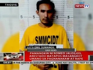 Pamangkin ni Romeo Jalosjos, arestado matapos masangkot umano sa pagnanakaw at rape