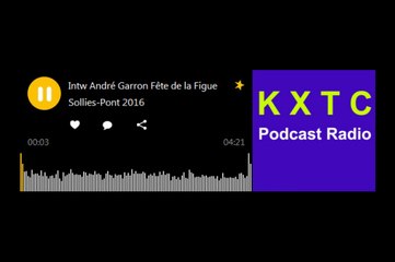 Fête de la Figue Sollies-Pont 2016 - Interview André Garron (Version Radio) - 720p