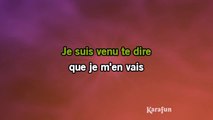 Coeur de pirate - Je suis venu te dire que je m'en vais KARAOKE / INSTRUMENTAL