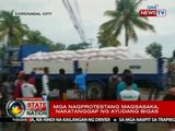 SONA: Mga nagprotestang magsasaka, nakatanggap ng ayudang bigas