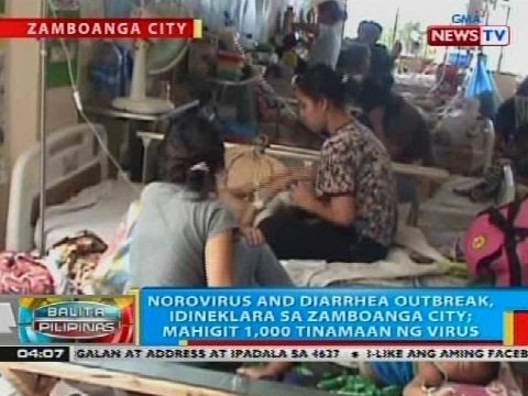 BP: Norovirus and diarrhea outbreak, idineklara sa Zamboanga City