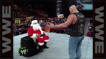 'Stone Cold' drops Santa Claus with a Stunner - Raw, Dec.