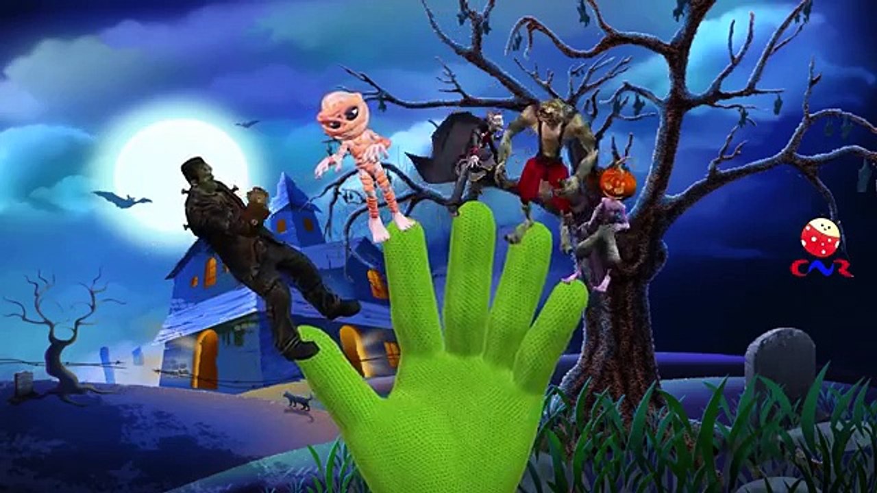 Finger Family Nursery Rhymes Songs by Frankenstein Cartoons for Children | Finger Family Rhymes