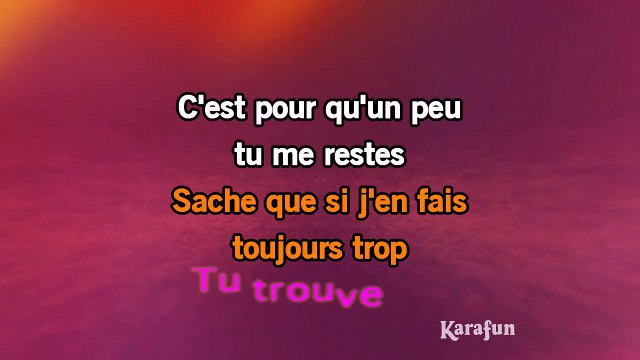 Natasha St-Pier & Pascal Obispo - Tu trouveras KARAOKE / INSTRUMENTAL