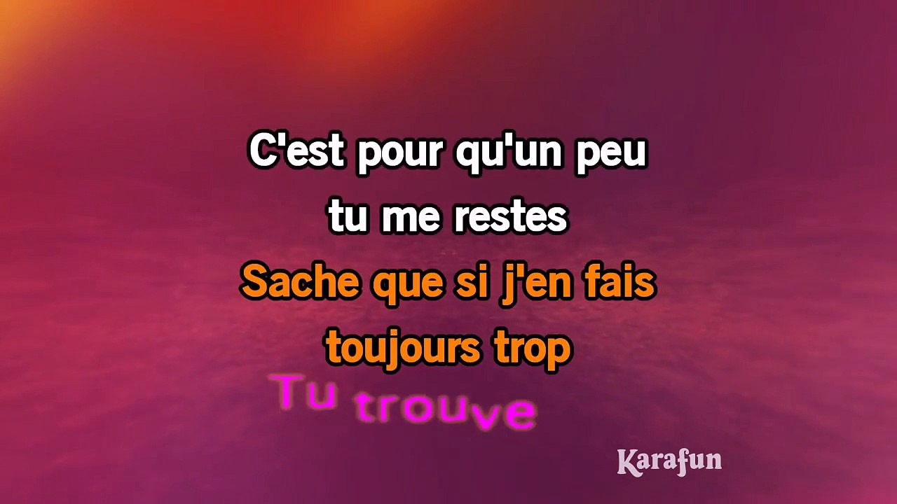 Natasha St-Pier & Pascal Obispo - Tu trouveras KARAOKE / INSTRUMENTAL