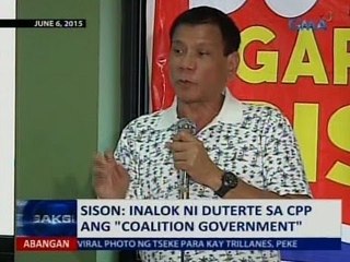 SAKSI: Sison: Inalok ni Duterte sa CPP ang 'Coalition Government'