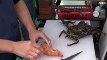 Lobster Sashimi - Street Food in Japan